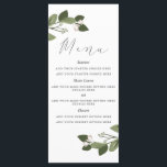 Blushing Sprigs Menu Card Menükarte<br><div class="desc">Blushing Sprigs Menu Card. Personalisierbar. Teil einer Sammlung</div>