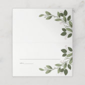 Blushing Sprigs, Platzkarten (Außenseite Aufgefaltet)