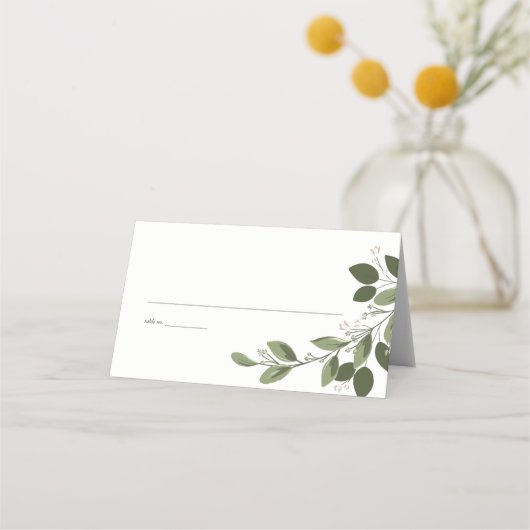 Blushing Sprigs, Platzkarten (Vorderseite)