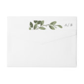 Blushing Sprigs Rücksendeadresse (Rückseite)