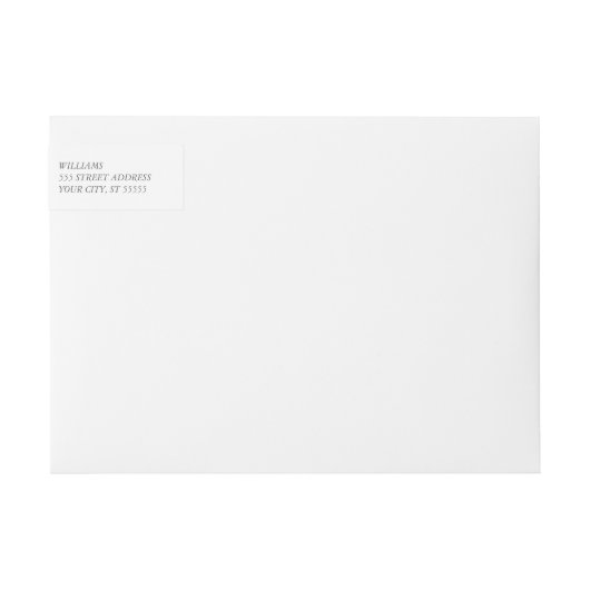 Blushing Sprigs Rücksendeadresse (Vorderseite)