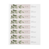 Blushing Sprigs Rücksendeadresse (Bogen)