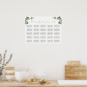 Blushing Sprigs, Seekarte Poster (Küche)