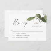 Blushing Sprigs UAWG RSVP Karte (Vorne/Hinten)