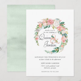 Blushing Summer | Einladung von Floral Wreath