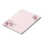 Blushing Tropical Orchiks Notepad Notizblock (Rotiert)