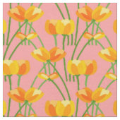 Blushing Tulips Stoff (Nahaufnahme)