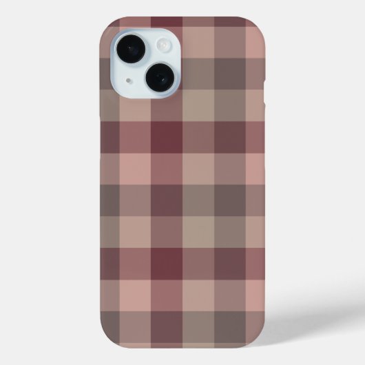 Blushwood Karo Case-Mate iPhone Hülle (Rückseite)