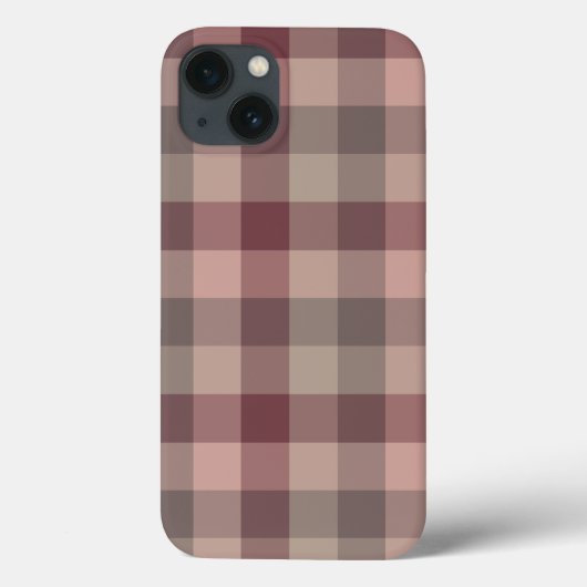 Blushwood Karo Case-Mate iPhone Hülle (Rückseite)