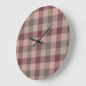 Blushwood Karo Große Wanduhr (Winkel)
