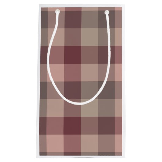 Blushwood Karo Kleine Geschenktüte (Vorderseite)
