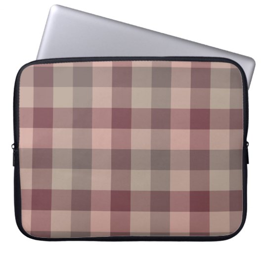 Blushwood Karo Laptopschutzhülle (Vorderseite)