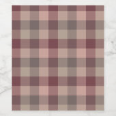 Blushwood Karo Weinetikett (Einzelnes Label)