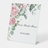 BLUSPINK-BRAUTPARTY SOCKELSCHILD (Vorderseite)