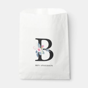 BLUSSBLAUE-FLUSSALPHABEI NAME LETTER B GESCHENKTÜTCHEN