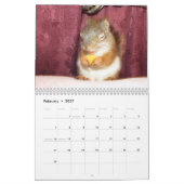Bluster das rote Eichhörnchen 2026 Kalender (Feb 2027)