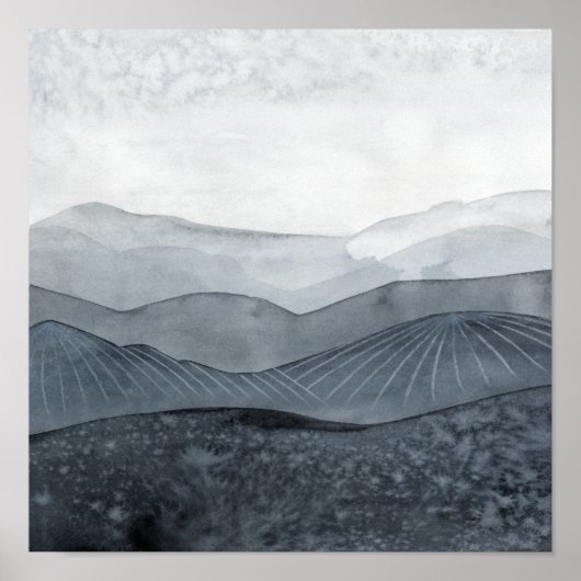 Blustering Gray Valley Poster (Vorne)