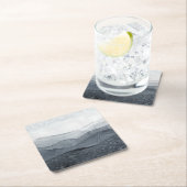 Blustering Gray Valley Rechteckiger Pappuntersetzer (Vor Ort)