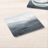 Blustering Gray Valley Rechteckiger Pappuntersetzer (angewinkelt)