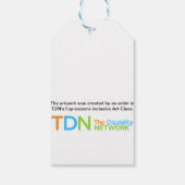 Blustery Blizzard Geschenkanhänger (Rückseite)