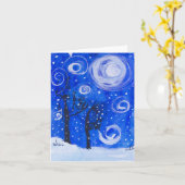 Blustery Blizzard Karte (Gelbe Blume)