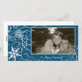 Blustery Winter Feiertagskarte (Vorne/Hinten)