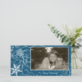 Blustery Winter Feiertagskarte (Stehend Vorderseite)