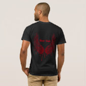 Blut-Adler-T - Shirt (Schwarz voll)