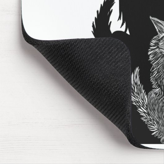 Blut auf dem Mond| Grimalkin Mousepad (Ecke)