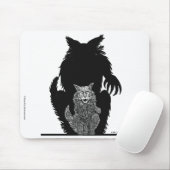Blut auf dem Mond| Grimalkin Mousepad (Mit Mouse)