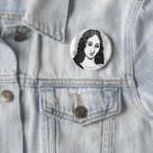 Blut auf dem Mond| Mary Shelley Artwork Button (Beispiel)