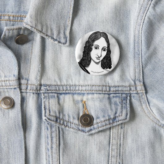 Blut auf dem Mond| Mary Shelley Artwork Button (Beispiel)