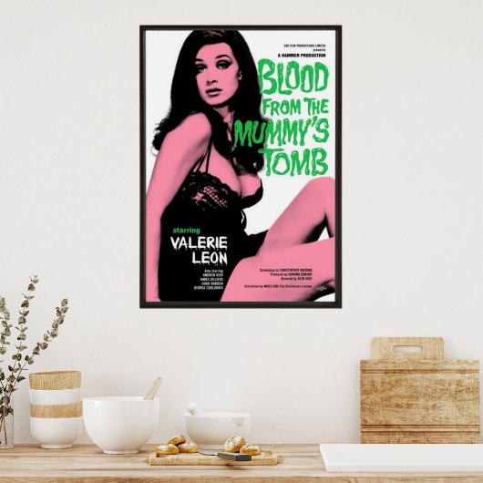 Blut aus dem Mummys-Grab Poster (Küche)