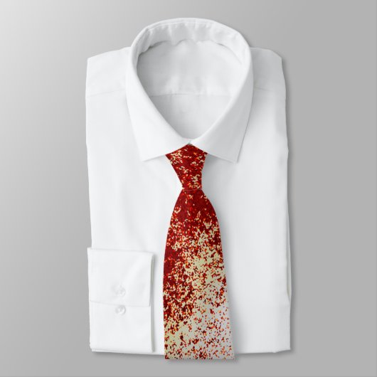 Blut befleckter Spritzer Krawatte (Gebunden)