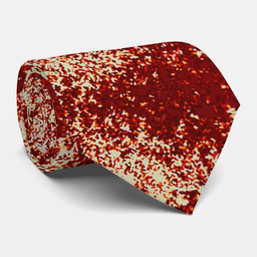 Blut befleckter Spritzer Krawatte (Gerollt)