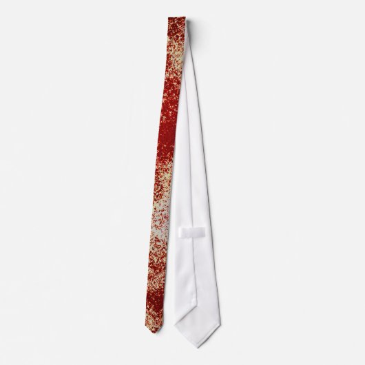 Blut befleckter Spritzer Krawatte (Rückseite)