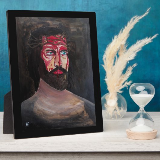 Blut-Christi-Gemälde von Alfred Fox Fotoplatte (Seite)