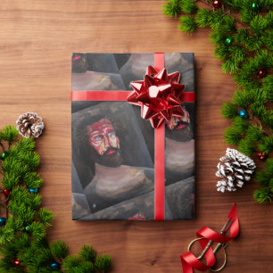 Blut-Christi-Gemälde von Alfred Fox Geschenkpapier