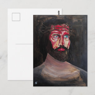 Blut-Christi-Gemälde von Alfred Fox Postkarte