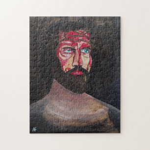 Blut-Christi-Gemälde von Alfred Fox Puzzle