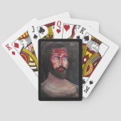 Blut-Christi-Gemälde von Alfred Fox Spielkarten (Rückseite)