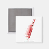 Blut, das durch eine Arterie fließt Magnet (Vorderseite/Rückseite)
