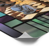 Blut der Reproduktion religiöse Printmedien Poster (Ecke)