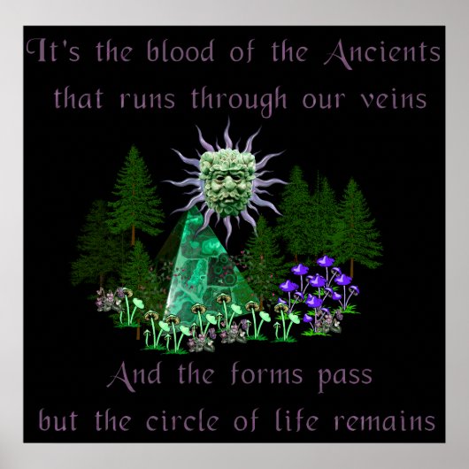 Blut der Ursubstanzen Poster (Vorne)