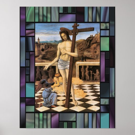 Blut des Erlösers Bellini Jesus Angel Poster (Vorne)