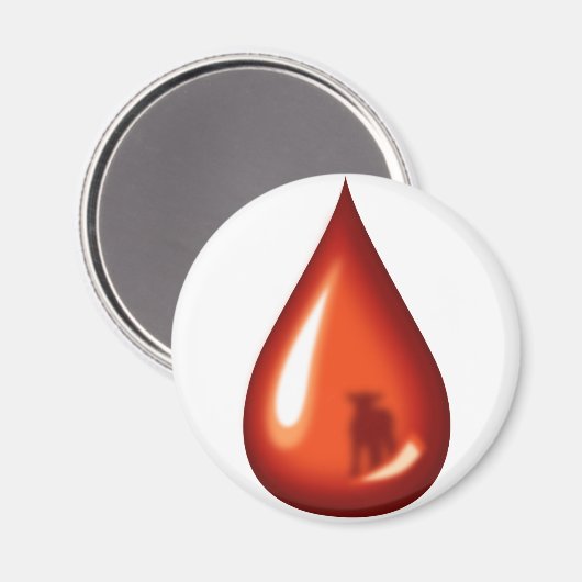 Blut des Lammes - Jesus Magnet (Vorderseite/Rückseite)