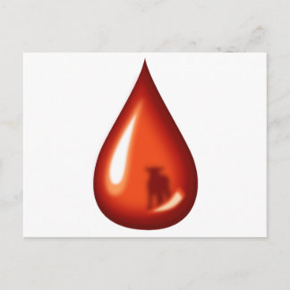 Blut des Lammes - Jesus Postkarte