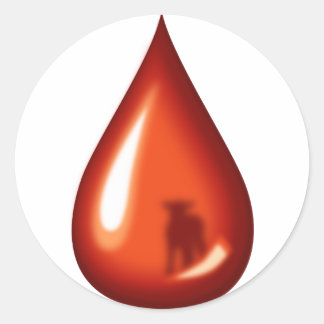 Blut des Lammes - Jesus Runder Aufkleber