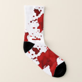 Blut festgehalten socken (Rechts - Außen)