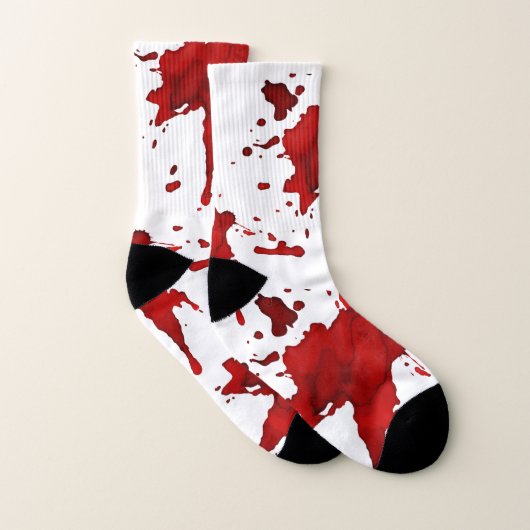 Blut festgehalten socken (Paar)